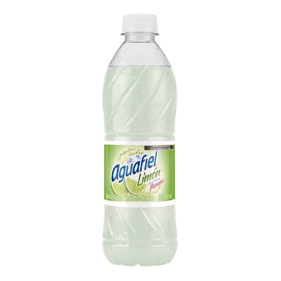 Agua Aguafiel sabor limón 500 ml