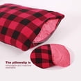 thumbnail image 5 of REDCAMP Small Camping Pillow 2PCS Lightweight Compressible Flannel Travel Pillow with Removable Cover Red, 5 of 7
