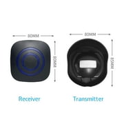 Driveway Alarm 656ft Wireless Driveway Alarm Outdoor Weather Resistant Motion Sensor-DIY Security Alert-Monitor with 38 Chimes for Indoor Outdoor Use