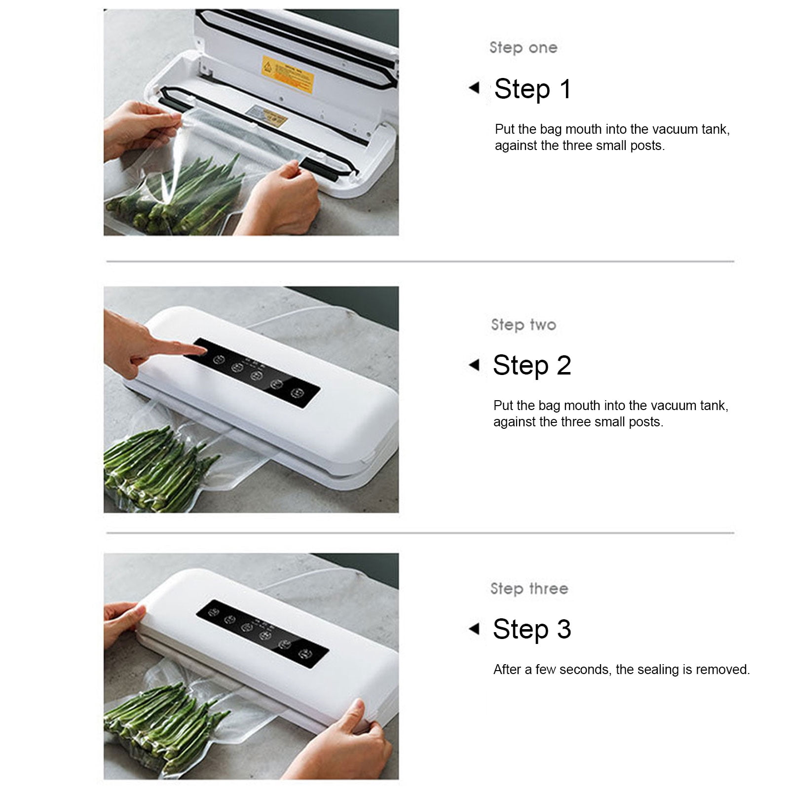Yajisi Professional Vacuum Sealer Machine for Food Preservation, 110Kpa Strong Suction Wet Dry Modes (16.1 inches / 41 cm)