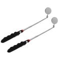 thumbnail image 4 of 2pcs Inspection Tool Telescopic Flexible Stick Swivel Round Inspection Mirror, 4 of 8