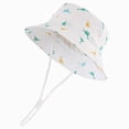 thumbnail image 2 of TOWED22 Baby Sun Hat Summer Baby Boy Hats UPF 50+ Sun Protection Toddler Hat Bucket for Baby Girl Boy Adjustable Kid Cap(White,2-4 Y), 2 of 4