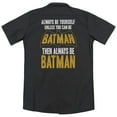 thumbnail image 3 of Batman Be Batman(Back Print) Adult Work Shirt Black, 3 of 3