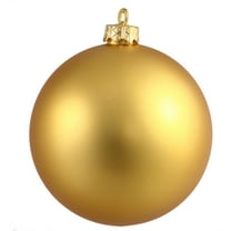 Vickerman 8" Gold Matte Ball Ornament