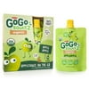 GoGo Squeez Organic Apple Apple Applesauce 3.2 oz Pouches - Box of 12/4-Pack Boxes