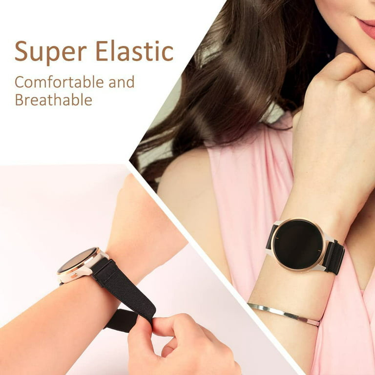 8 color 20mm Nylon FABRIC Straps for Garmin Venu 2 plus/Venu Sq/Vivoactive  3 Smart Watch,Wristband Quick Release Bands Replacement for Garmin