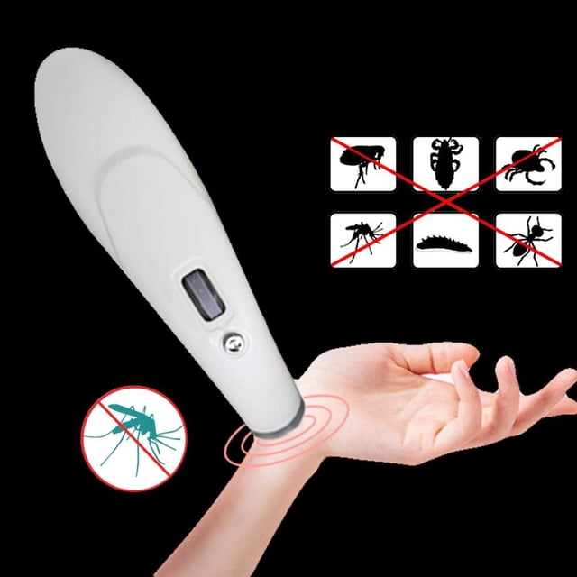 Inteprter Pluma eléctrica segura para aliviar las picaduras de mosquitos para niños, antipruriginoso seguro y fiable Repelente de insectos y plagas