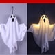 thumbnail image 4 of Luces colgantes de Halloween XINYU con forma de fantasma y luz LED cálida, 4 of 6