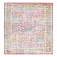 thumbnail image 3 of Unique Loom Paragon Collection Area Rug - Decorah (8' 2" Square Pink/Blue), 3 of 7