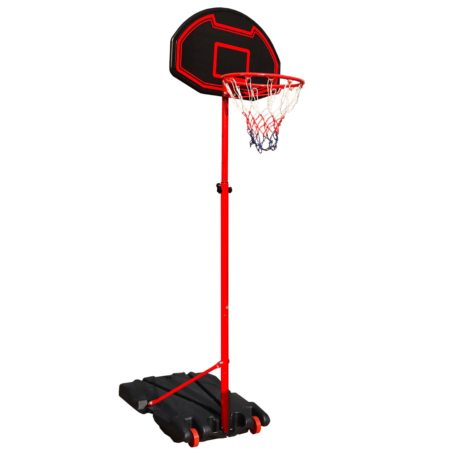 Vebreda Basketball Hoop & Goal 5.2 Ft. 7 Ft. Height Adjustable