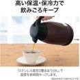 thumbnail image 5 of SH-RA19XA Stainless Steel Thermal Carafe, 64.2 Ounces for Coffee Machines, 5 of 7