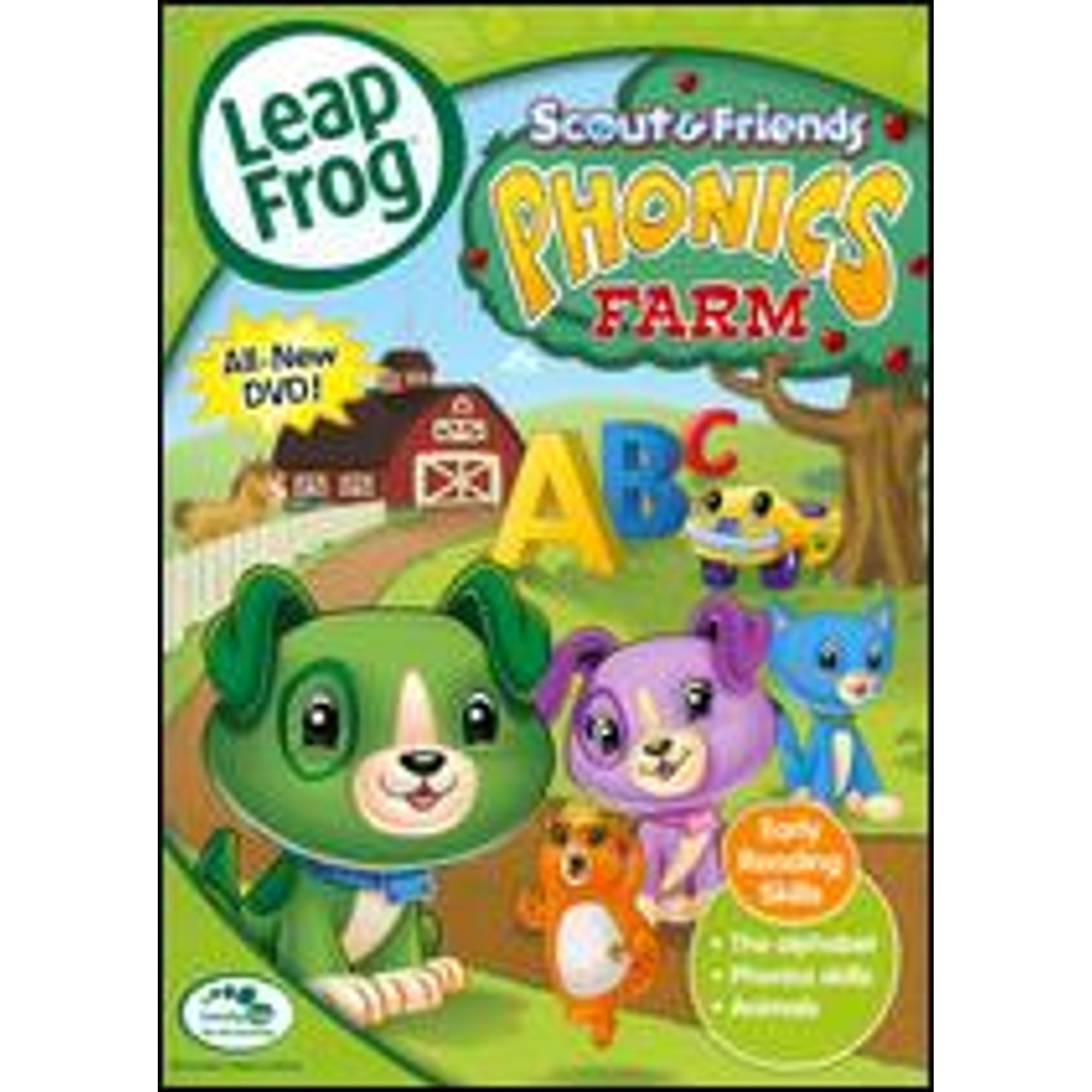 phonics LeapFrog Scout & Friends 4枚組DVD Lionsgate Scout & Friends Phonics Farm DVD, Animation - Walmart.com