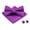 Purple, variant on Men Pre-tied Bow Tie Pocket Square Cufflink Wedding Bowtie Handkerchief Set