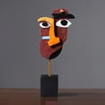 thumbnail image 1 of Estatuas Abstractas Hechas a Mano, Escultura de Resina, Decoración para Oficina Y Hogar, Figurita de Regalo , B B Macarena Escultura abstracta, 1 of 7