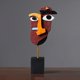 thumbnail image 1 of Escultura de resina de rostro abstracto, coleccionables, estantería de oficina en hogar, pequeña sala, decoración de escritorio B BLESIY Escultura abstracta, 1 of 7
