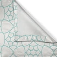 thumbnail image 3 of Ambesonne Ivory and Blue Kitchen Curtains, Monochrome Stars, 55"x45", Pale Blue and Ivory, 3 of 3