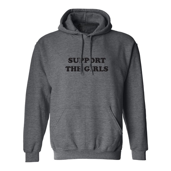 Support The Girls Adult Hooded Sweatshirt