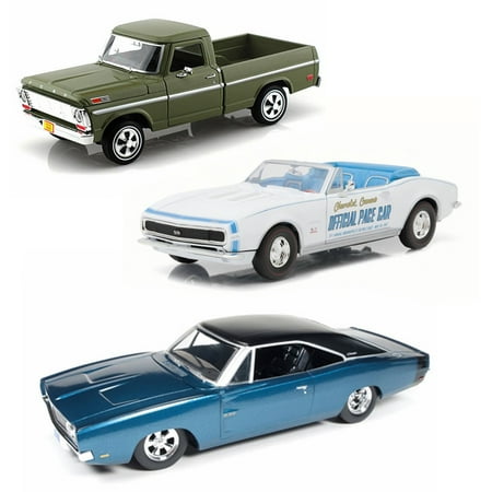 Best of 1960s Muscle Cars Diecast - Set 49 - Set of Three 1/24 Scale Diecast Model