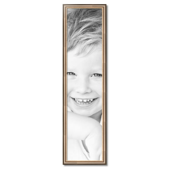 ArtToFrames 12" x 50" Anique Silver Picture Frame, 12x50 inch Silver Wood Poster Frame (WOM-4964)