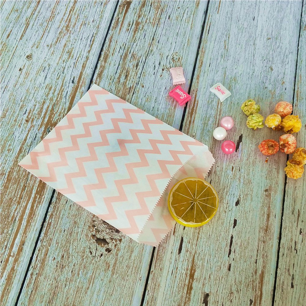 Kraft Paper Bag With Pointed Bottom Disposable Food Candy Snack Paper