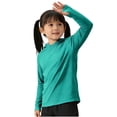 thumbnail image 6 of Boys Girls UPF 50+ Sun Protection Hoodie Quickly Dry Long Sleeve Pullover Sun Shirt with Thumb Holes for Outdoor Hiking Beach Sports, 6 of 6