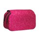 thumbnail image 1 of Disketp Rose Red Glitter Estuche de Lápices de Doble Capa con Tapa Abatible y Cremallera, Organizador Escolar para Adolescentes y Adultos, 1 of 7