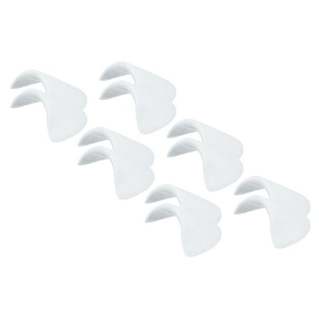 6 Pairs Shoulder Pads, Costume Shoulder Pads Sponge Pads for Women Clothing Men Blazer Suit, White, S