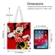 thumbnail image 5 of Minnie Mouse Bolso de tela con estampado de lienzo para mujer, bolsa de compras reutilizable y estética, con cremallera interior, regalo para mujer, 35 × 40 cm., 5 of 6
