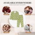 thumbnail image 5 of Goofa Funny Chicken Printed Women’s 2 Piece Pajama Set Super,Pajamas Women's Long Sleeve Sleepwear Soft Button Down Loungewear Pjs Lounge Set Nightwear-X-Large, 5 of 9