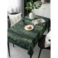 thumbnail image 6 of Green Forest Table Cloth, Pine Tree Summer Botanical Modern Art Waterproof Tablecloth for Rectangle Tables, Reusable Washable Fabric Table Cover for Restaurant Kitchen Dining Tables 54"x108", 6 of 6