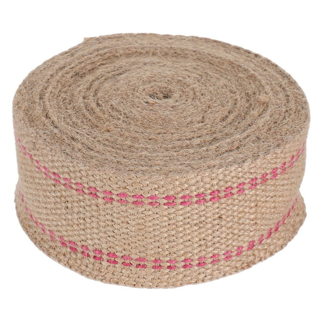 HAMPPLIES Sangles Suspendues pour Balançoire d'Arbre Sangle en Jute Rayures Rouges 1Pcs Robuste DIY Passionnés