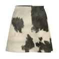thumbnail image 6 of Black & White Cow Hide Mini Skirt Short skirt woman midi skirt for women skirts for woman, 6 of 7