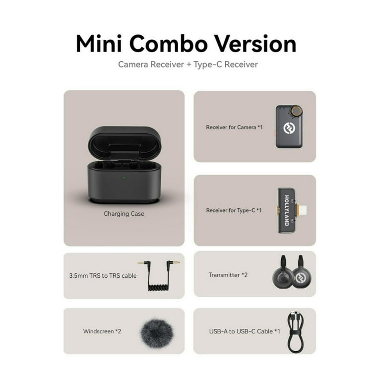 イヤホン Hollyland Lark M2S Ultimate Combo Hollyland LARK M2S Ultimate Combo HL-LARK M2S ULTIMATE COMBO B&H