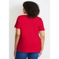 thumbnail image 2 of Avenue Women's Plus Size Short Sleeve Pocket Tee, 2 of 2
