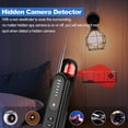 thumbnail image 4 of QIGEEKU Hidden Camera Detector, Portable Bug Detector with Anti-Spy Eavesdropping Tracking, Infrared Scanning, and GPS Detector for Car, Home, Hotel, Travel, and Office., 4 of 7
