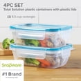 thumbnail image 2 of Recipientes para almacenamiento de alimentos Snapware Total Solution, 3 tazas, 2 unidades, 2 of 5