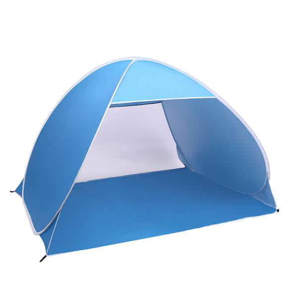 Pop-Up Beach Tent，2-3 Person Waterproof Shelter Tent with Big Automatic Sun  Umbrella Fishing Beach Shelter Tent for Indoor Picnic Beach Camping