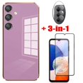 thumbnail image 2 of Samsung Galaxy M54 M14 5G A54 A34 A14 5G A24 4G Brillante A Prueba De Golpes Carcasa De Silicona Delgada Cubierta Protectora Completa + Vidrio Templado, 2 of 4