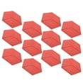 thumbnail image 4 of Acoustic Panels, Flame Retardant 12Pcs Sound Absorbing Wedges 15cm Noise Insulation Polyester Fiber  For Home Theaters For Recording Studios Red, 4 of 8