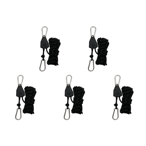 5M 4mm Outdoor Guy Lines Reflectante Ajustable para Acampar Senderismo ()