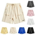 thumbnail image 4 of IROINNID Men's Athletic Shorts, Favorite Cotton Jersey Shorts,Pull-On Shorts with Pockets,Gym Shorts, 4 of 4