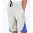 thumbnail image 4 of Real Essentials Boys' 5-Pack Mesh Active Athletic Performance Basketball Shorts With Pockets, 4 of 7