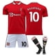 thumbnail image 1 of 2022-2023 New Manchester United Football Jersey Kits Adult Soccer Jersey Training T-shirt Shorts Suit-RASHFORD 10-Kids 22(120-130CM) BmatwkZeng Bmatwk Jersey, 1 of 2