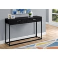 thumbnail image 4 of Contemporary Home Living 48" Black Contemporary Rectangular Hall Accent Table, 4 of 4