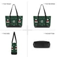 thumbnail image 6 of FORMRS Canvas Laptop Tote Bag for Women with 15.6" Computer Compartments Shoulder Handbag, Christmas Santa Hats, 6 of 7