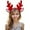 Red, variant on Wdgfv Reindeer Anlters Headband, Deer Ears Headbands for Women, Christmas Party Headwear, Festival Accessories M