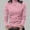 Pink, variant on Long Sleeve Turtleneck Women Shirts Y2k Pleated Plain Tops Fall Pullover Clothes (Beige S)