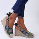 thumbnail image 5 of Verano Color sólido Baotou Sandalias de cuña diarias serpentinas para mujer Zapatos de mujer Wmkox8yii shjk1866, 5 of 9
