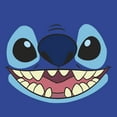 thumbnail image 2 of Junior's Lilo & Stitch Big Face Stitch Graphic Tee Royal Blue Small, 2 of 3