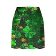 thumbnail image 3 of Tennis Skirts For Women St. Patrick'S Tennis High Waist Elegant Sports Running Shorts Short Skirt F-Multicolor, 3 of 5